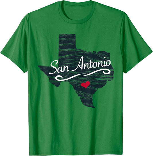 San Antonio Texas TX Gift Men's Women's Kid's Top T-Shirt - T-Shirt | Irish Green