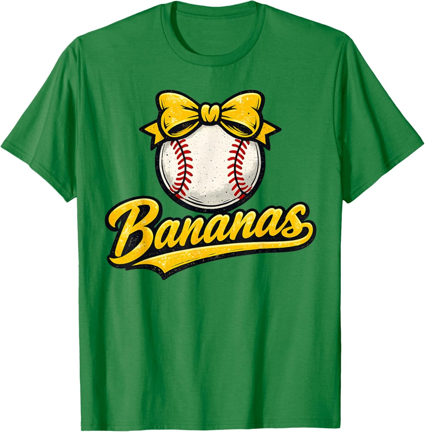 Funny Banana Coquette Bow Kids Girls Boys Youth Men T-Shirt - T-Shirt | Irish Green
