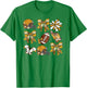 Yellow Coquette Bow Football Game Day Women Girls Kids T-Shirt - T-Shirt | Irish Green