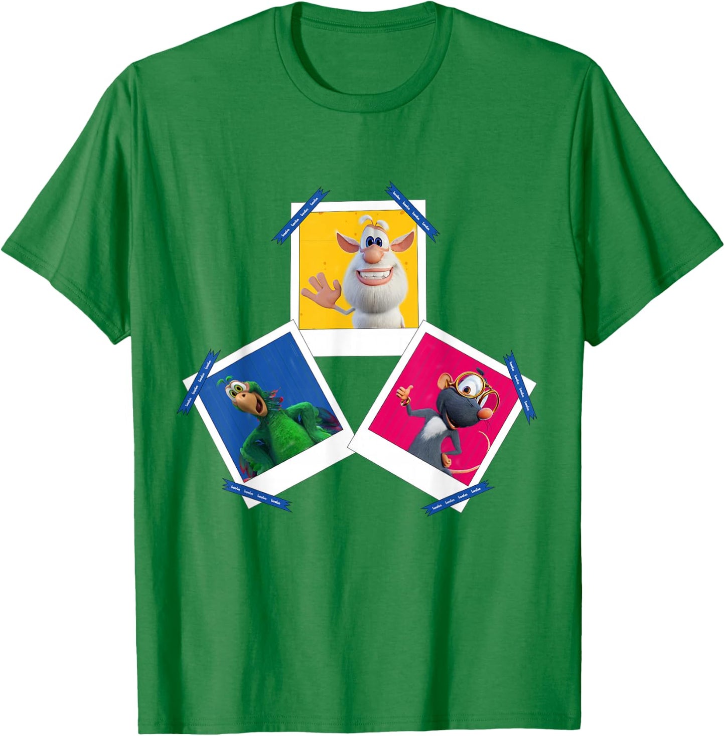 Booba & Friends Portraits T-Shirt - T-Shirt | Irish Green
