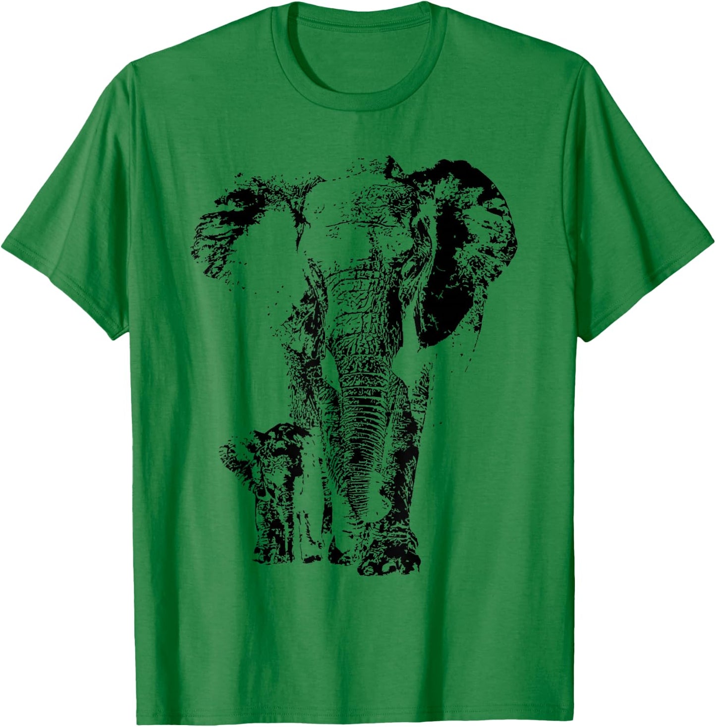 Elephant Animal Friend Save The Elephants T-Shirt - T-Shirt | Irish Green