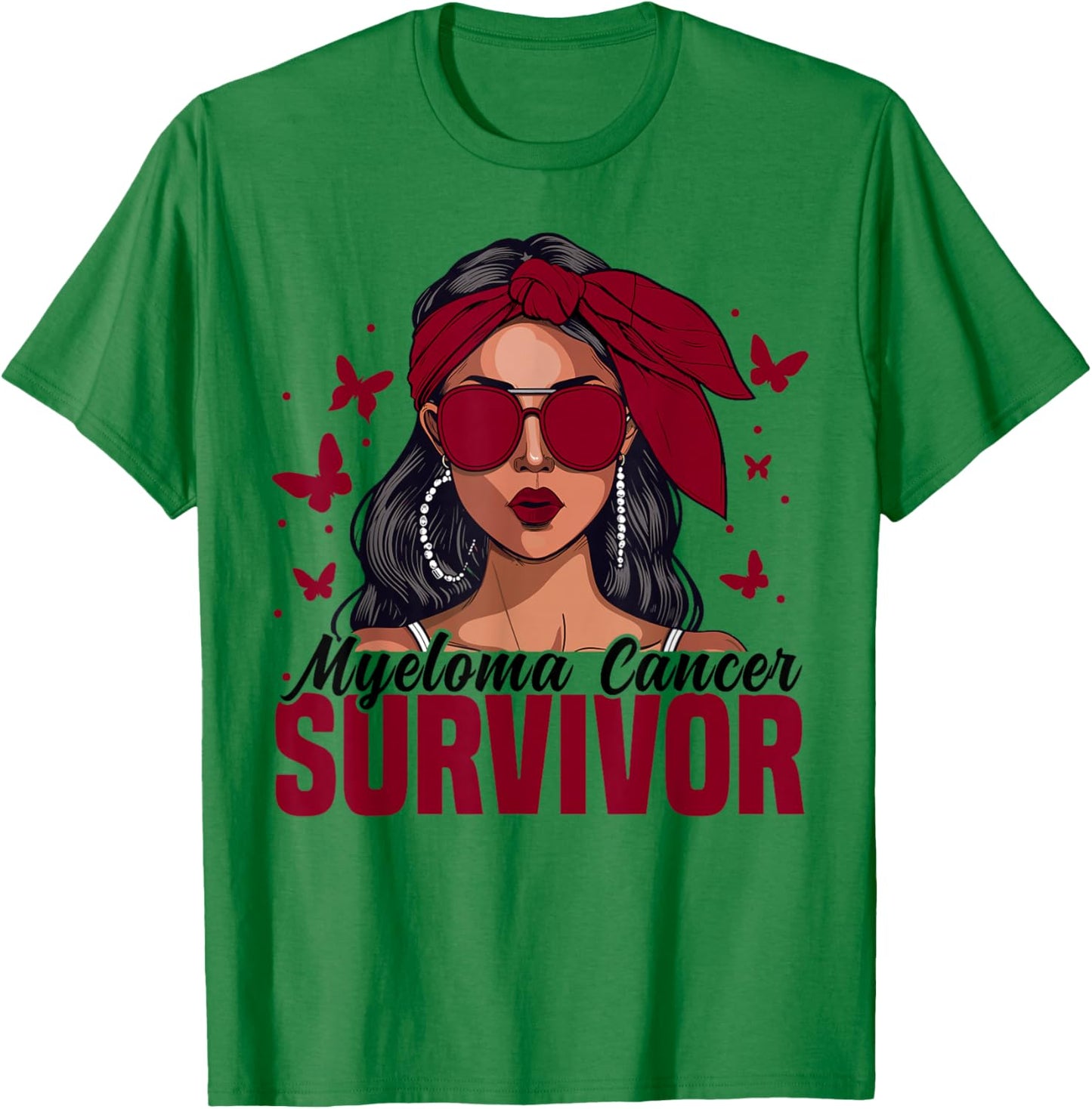 Myeloma Cancer Survivor Month Myeloma Cancer Awareness T-Shirt - T-Shirt | Irish Green