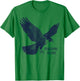 Peregrine Falcon Gifts Falconer & Falconry Gear Peregrine Falcon -Adult Grey Small Classic Fit Short Sleeve T-Shirt - T-Shirt | Irish Green