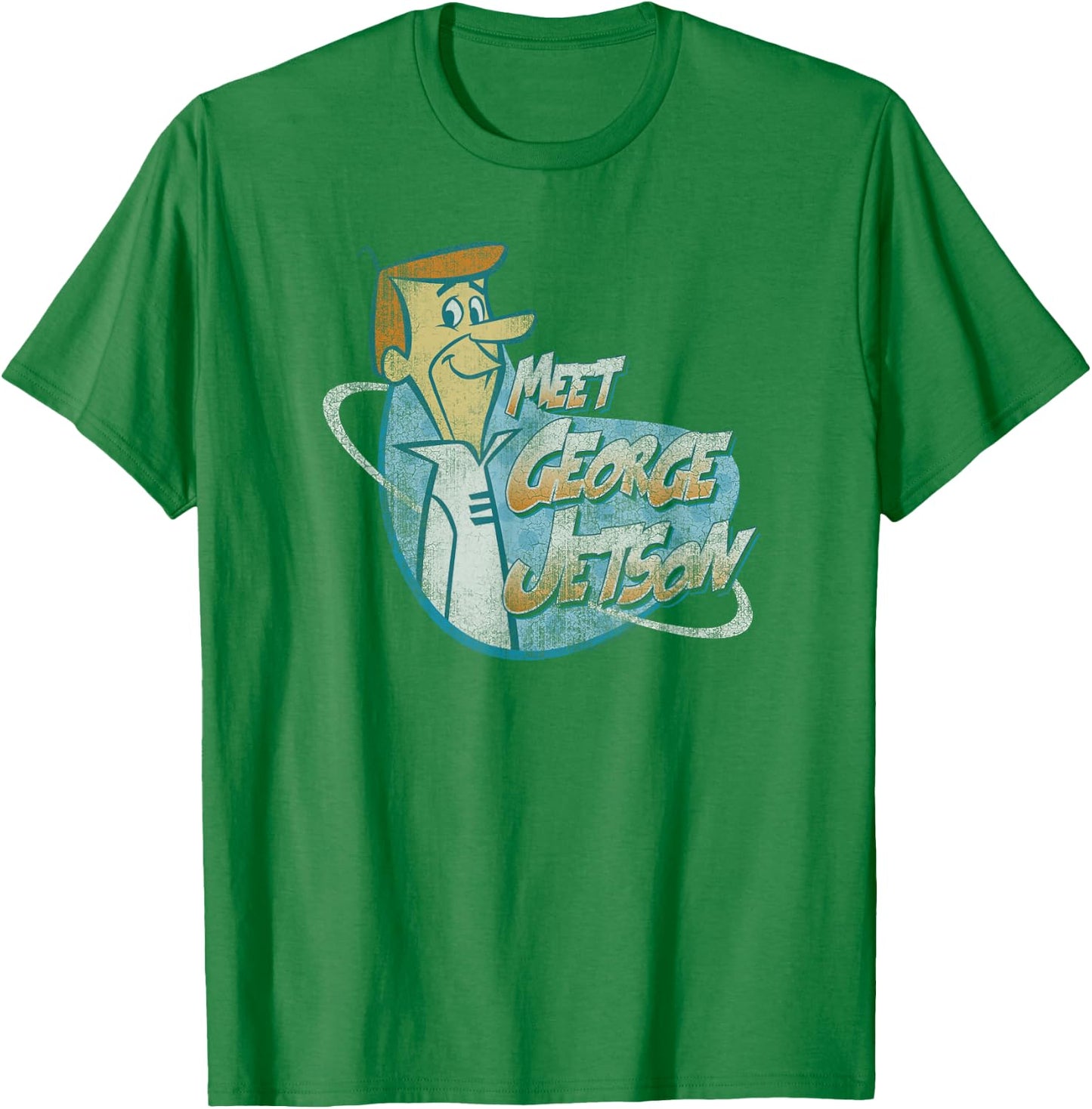 The Jetsons Meet George Jetson T-Shirt - T-Shirt | Irish Green