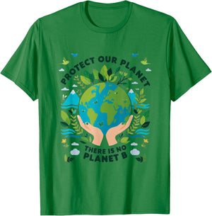 Protect Our Planet There is No Planet B T-Shirt - T-Shirt | Irish Green