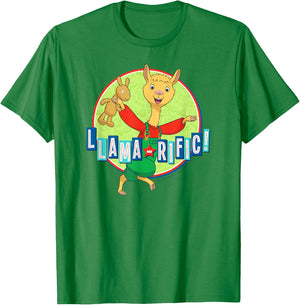 Llama Llama Netflix Red Pajama Llama-rific Shirt T-Shirt - T-Shirt | Irish Green