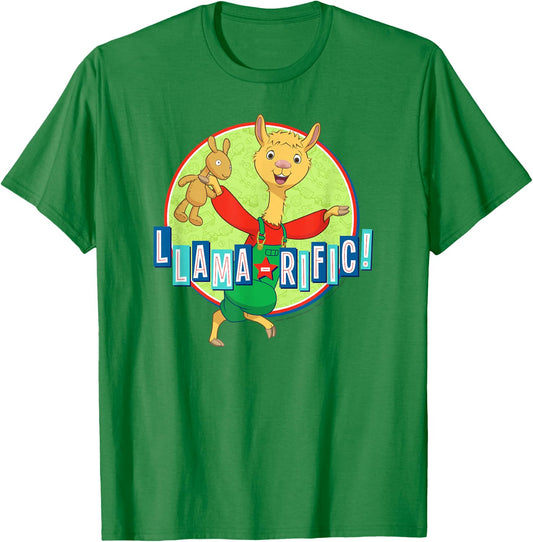 Llama Llama Netflix Red Pajama Llama-rific Shirt T-Shirt - T-Shirt | Irish Green