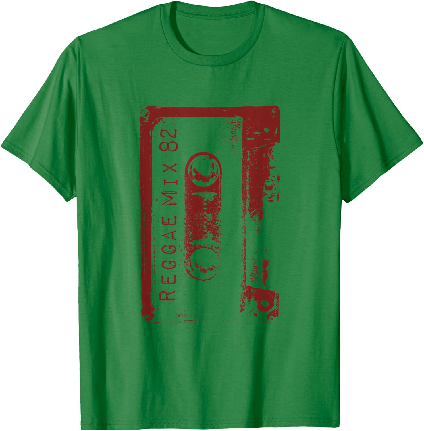 Reggae Retro 70s 80s Mixtape Jamaican Vintage Concert T-Shirt - T-Shirt | Irish Green