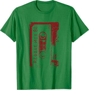 Reggae Retro 70s 80s Mixtape Jamaican Vintage Concert T-Shirt - T-Shirt | Irish Green