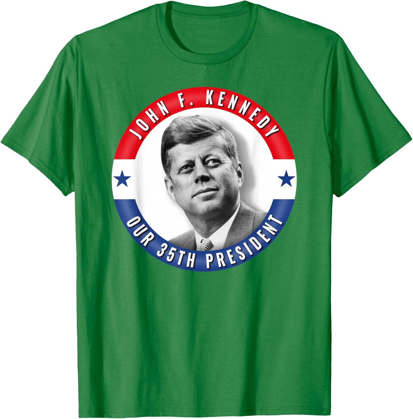 JFK John F. Kennedy Presidential Souvenir Gift T Shirt T-Shirt - T-Shirt | Irish Green