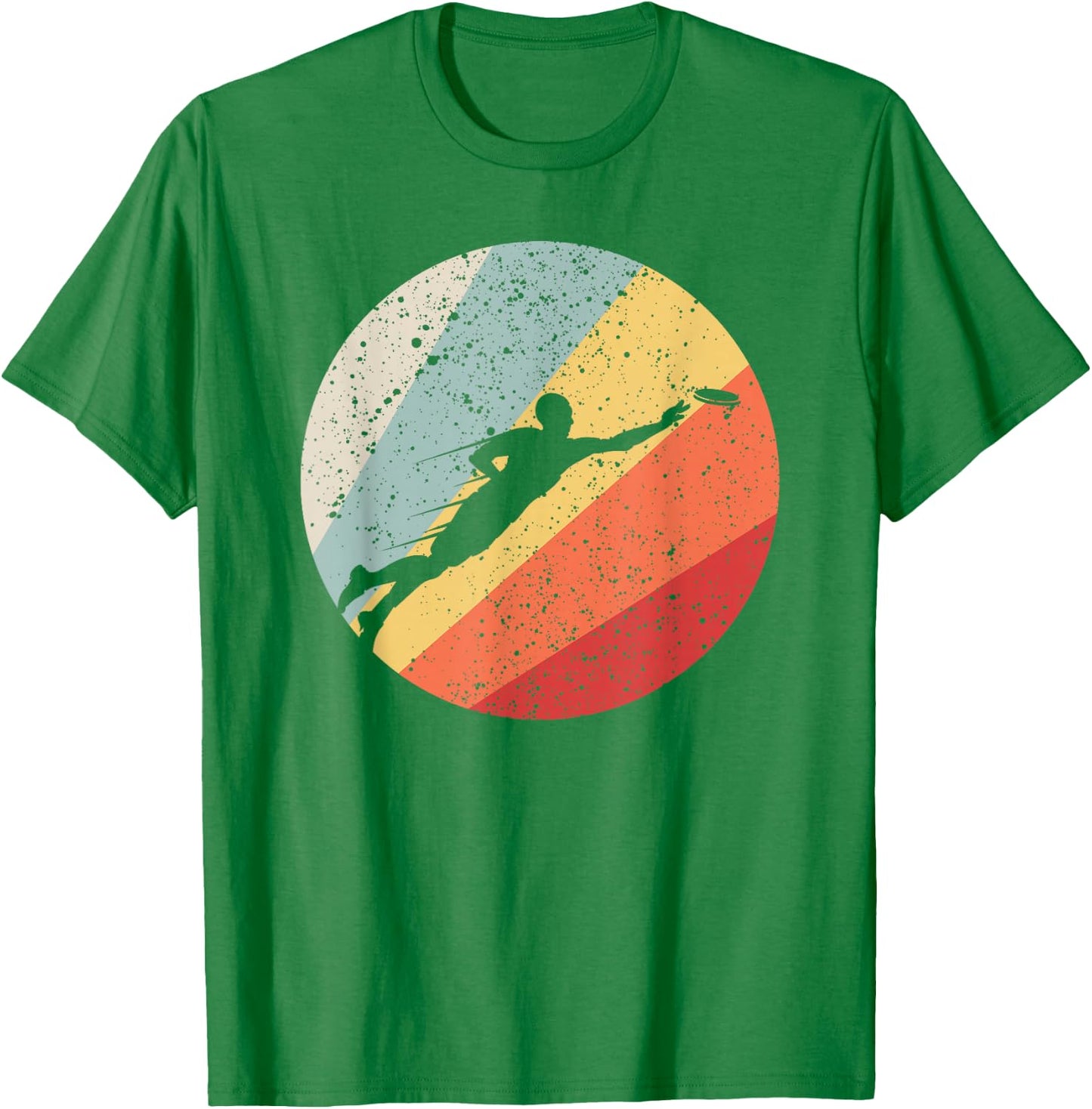 Vintage Ultimate Frisbee Shirt Gift Frisbee Players T-Shirt - T-Shirt | Irish Green