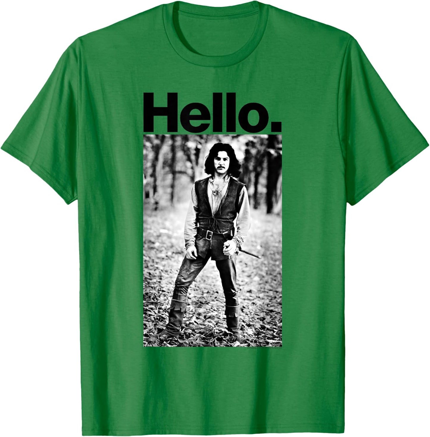 The Princess Bride Inigo Hello T-Shirt - T-Shirt | Irish Green