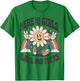 Here for The Girls Gays and Theys Sunflower Rainbow LGBTQ T-Shirt - T-Shirt | Irish Green