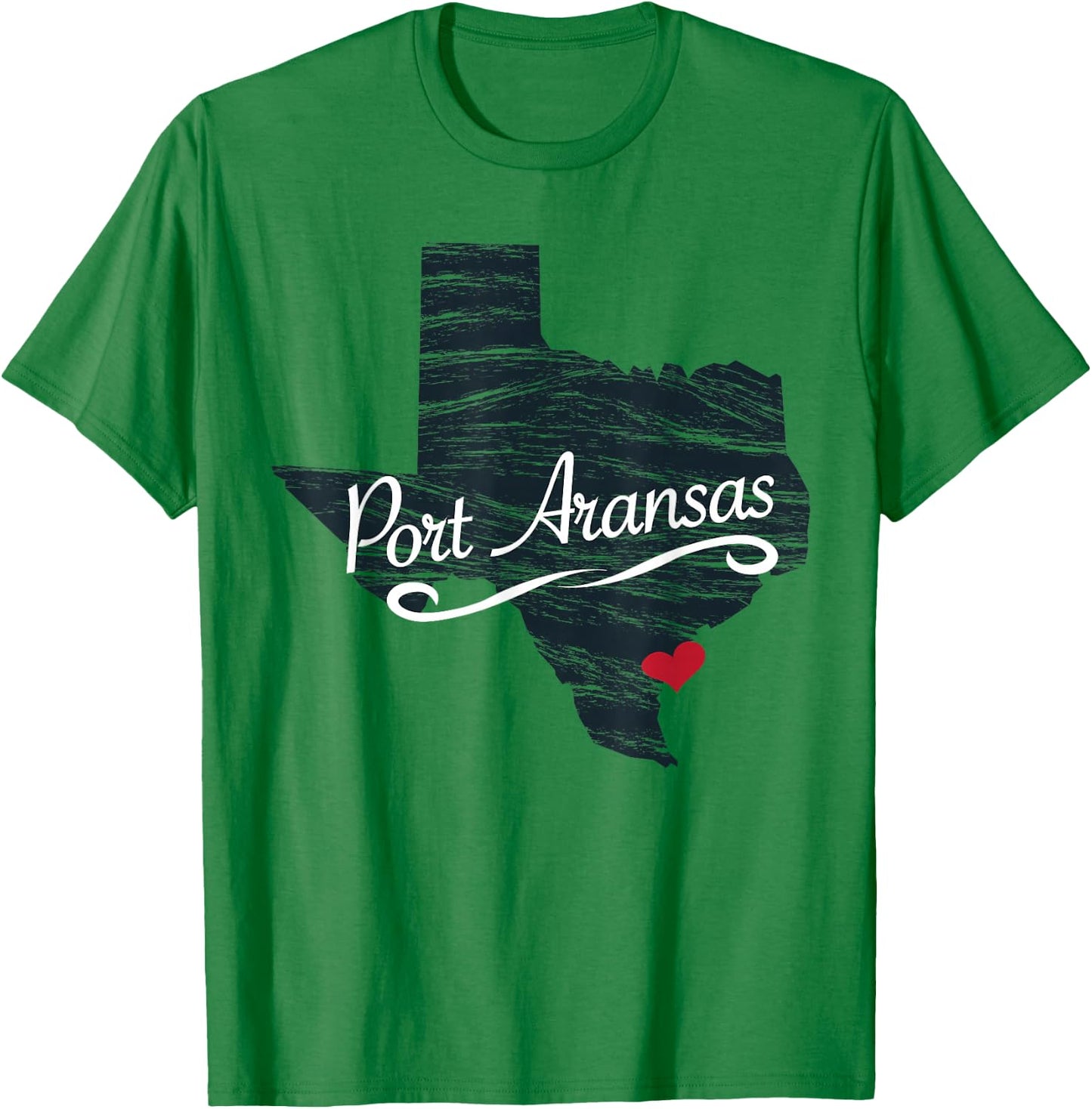 Port Aransas Texas TX Gift - Men's Women's Kid's T-Shirt - T-Shirt | Irish Green