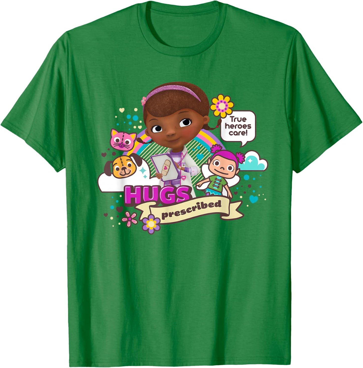 Disney Doc McStuffins Hugs Prescribed T-Shirt - T-Shirt | Irish Green