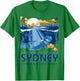 Disney Pixar Finding Nemo Sydney Australia Poster T-Shirt - T-Shirt | Irish Green