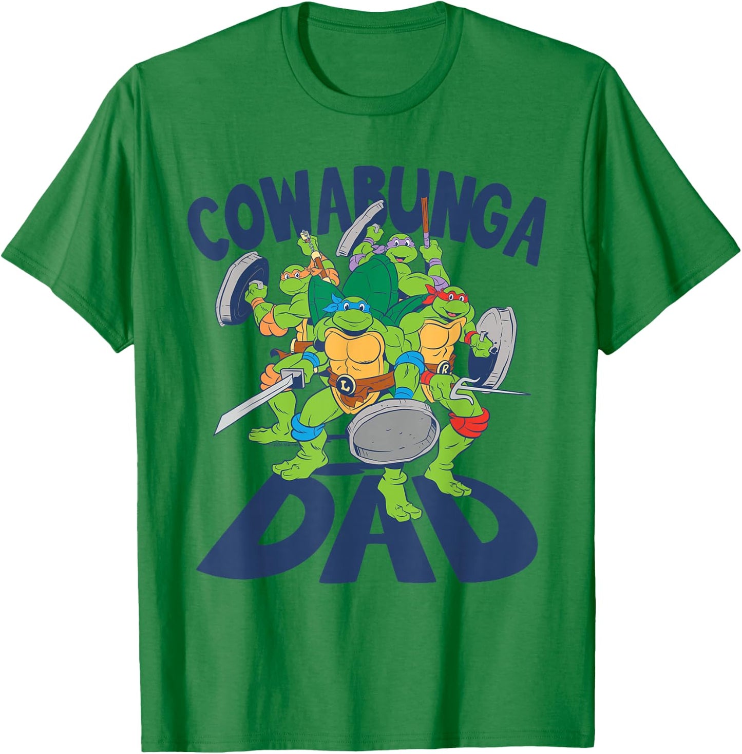 Teenage Mutant Ninja Turtles Father's Day Cowabunga Dad T-Shirt - T-Shirt | Irish Green