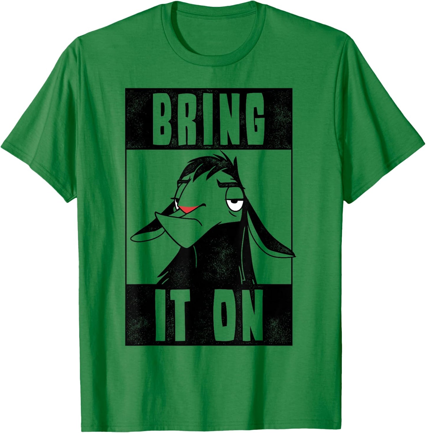 Disney Emperor's New Groove Kuzco Bring It On T-Shirt - T-Shirt | Irish Green