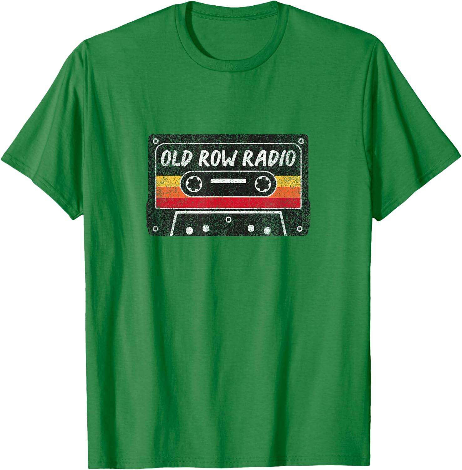 Old Row Radio Cassette T-Shirt - T-Shirt | Irish Green