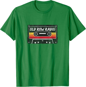 Old Row Radio Cassette T-Shirt - T-Shirt | Irish Green