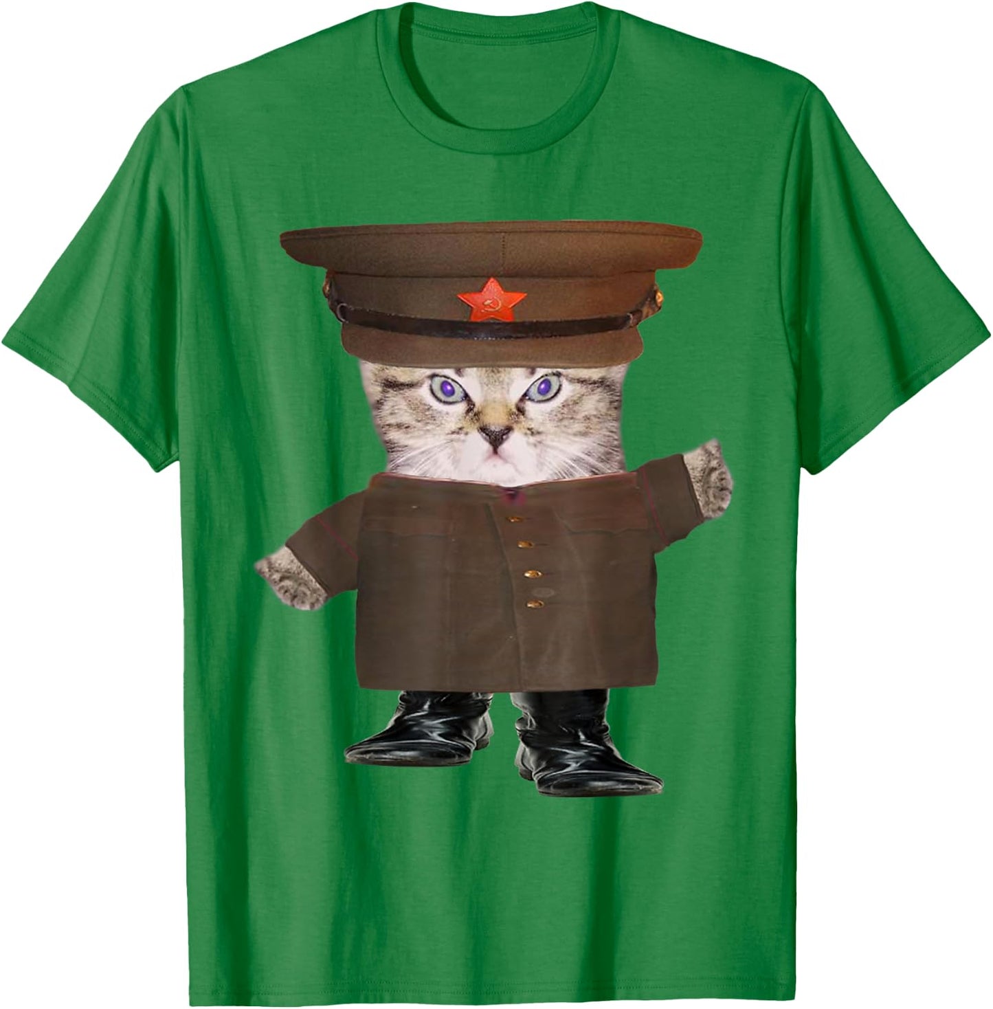 Red Army Kitten T-Shirt - T-Shirt | Irish Green