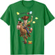 Disney Pixar Toy Story Woody Bullseye X-Mas Light T-Shirt - T-Shirt | Irish Green