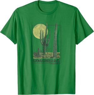 Coachella Valley Desert Scene T-Shirt - T-Shirt | Irish Green