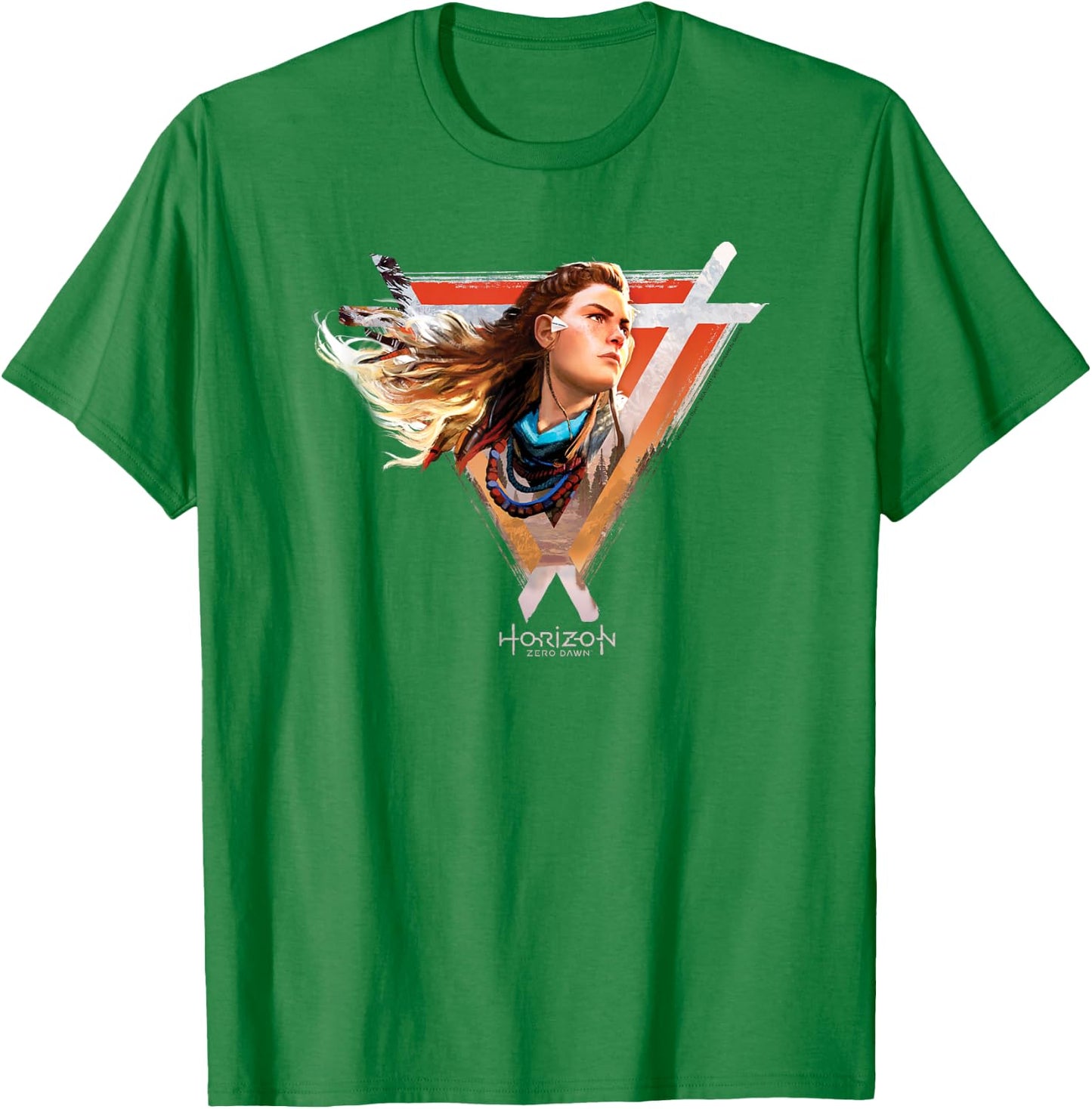 Horizon Zero Dawn Aloy Hair T-Shirt - T-Shirt | Irish Green