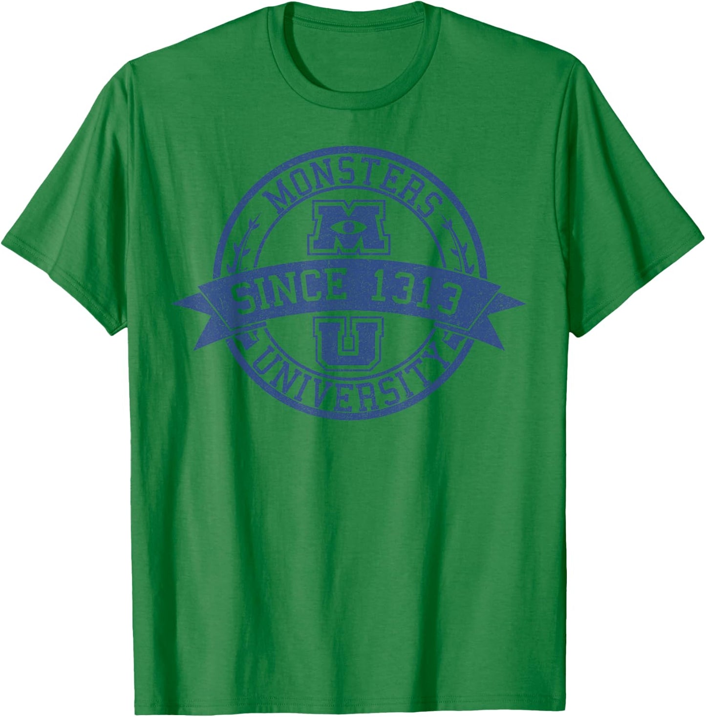 Disney Pixar Monsters University Since 1313 Logo T-Shirt - T-Shirt | Irish Green