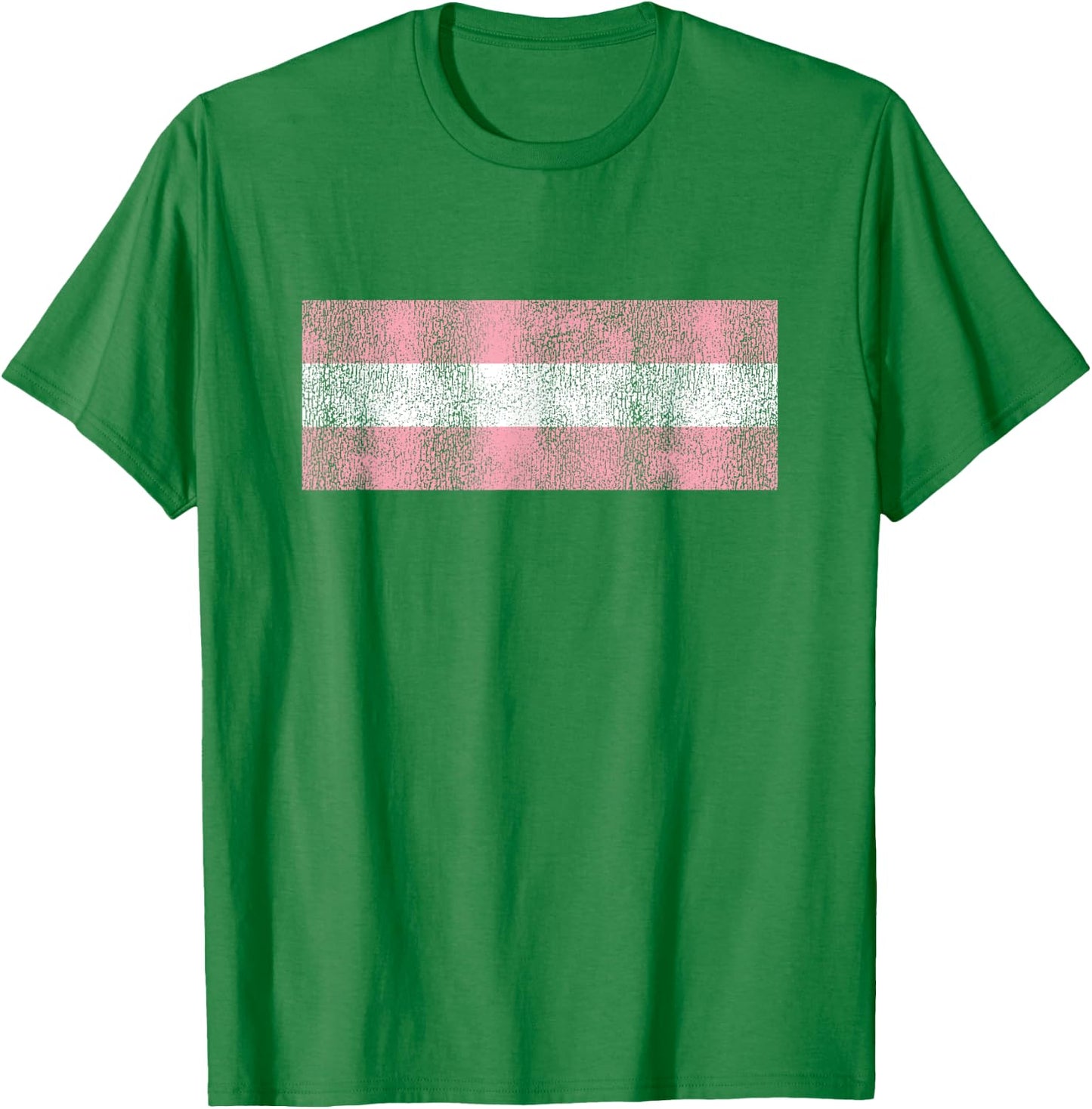 Retro Transgender Pride Flag for Trans Men Women and Kids T-Shirt - T-Shirt | Irish Green