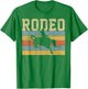 Rodeo Cowboy Horse Riding Western T-Shirt - T-Shirt | Irish Green