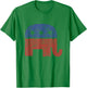 Republican Elephant Vintage Logo Gift T-Shirt - T-Shirt | Irish Green