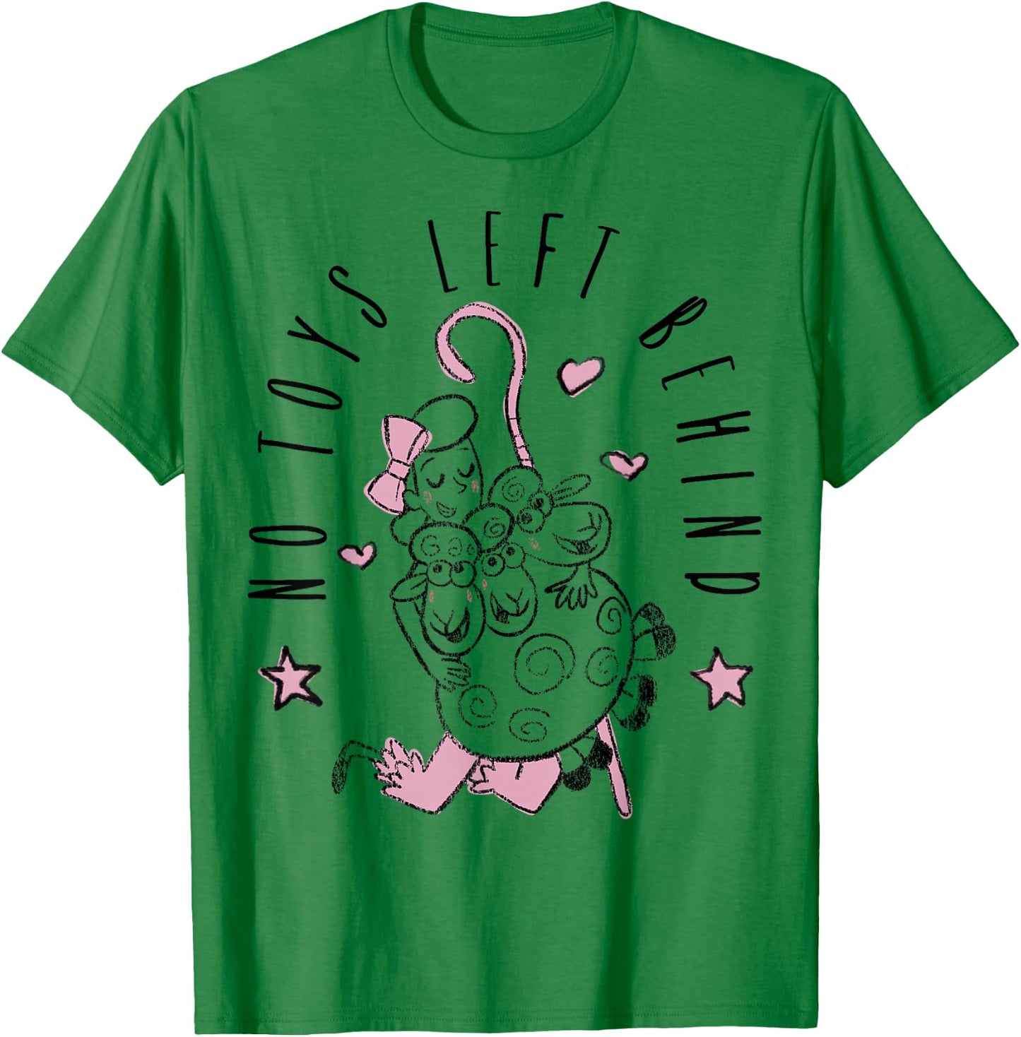 Disney Pixar Toy Story 4 Bo-Peep No Toys Left Behind T-Shirt - T-Shirt | Irish Green