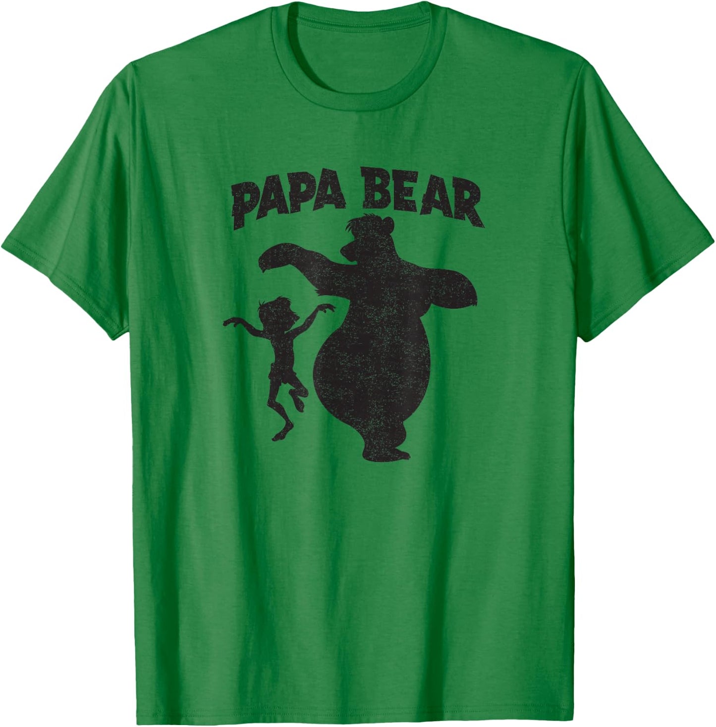 Disney Jungle Book Papa Bear Father's Day T-Shirt - T-Shirt | Irish Green
