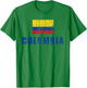 Colombia Design Columbian Clothing Outfit T-Shirt - T-Shirt | Irish Green