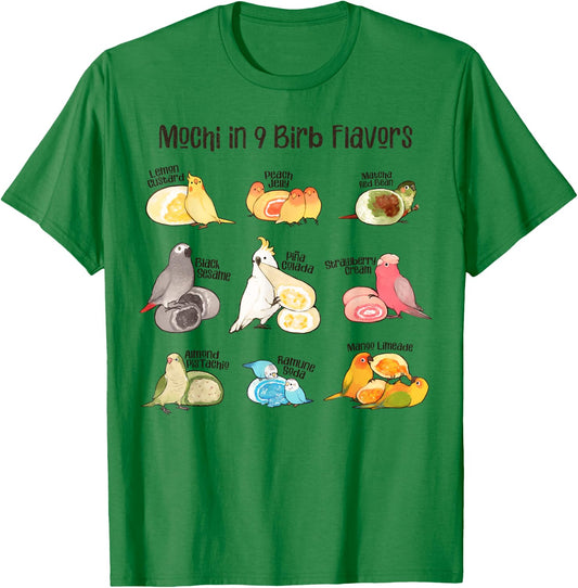 Bird Mochi T-Shirt - T-Shirt | Irish Green