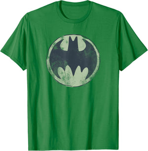 Batman Old Time Logo T Shirt T-Shirt - T-Shirt | Irish Green