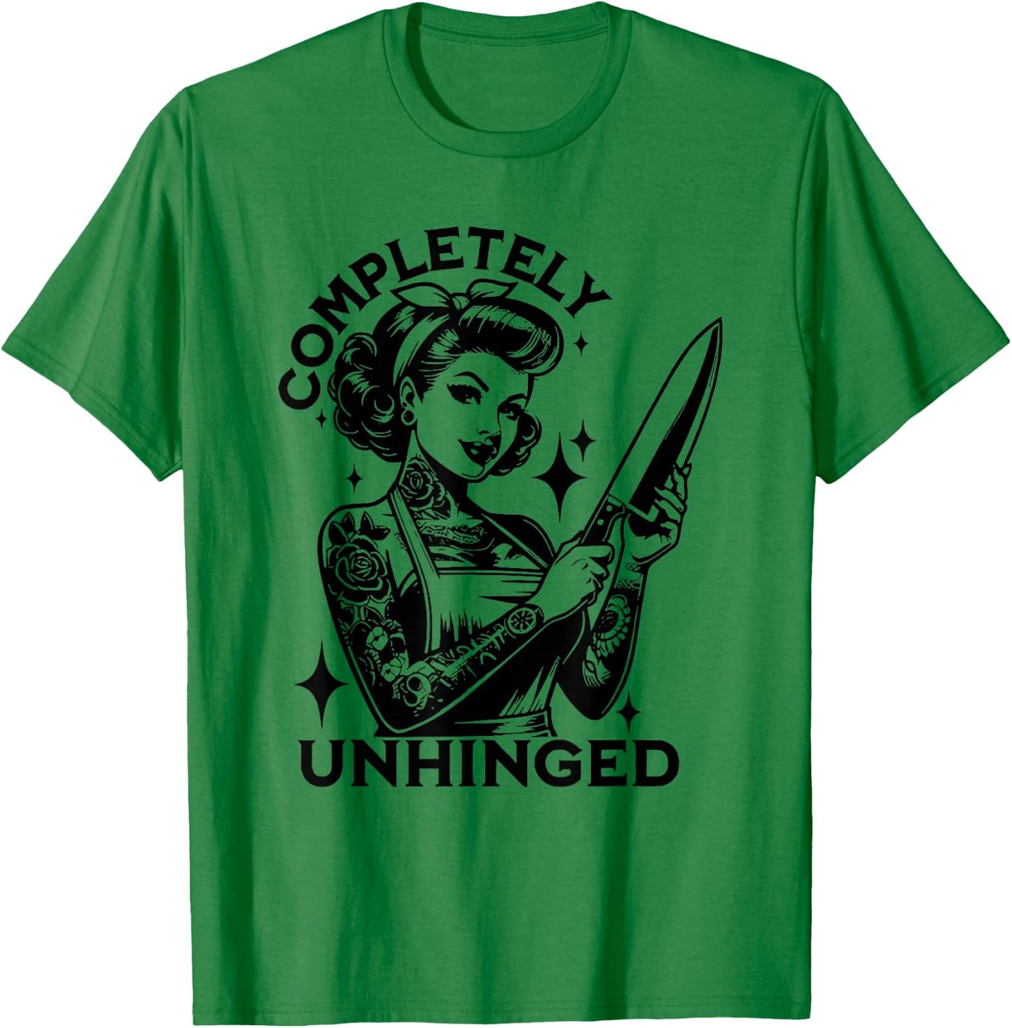 Completely Unhinged T-Shirt - T-Shirt | Irish Green