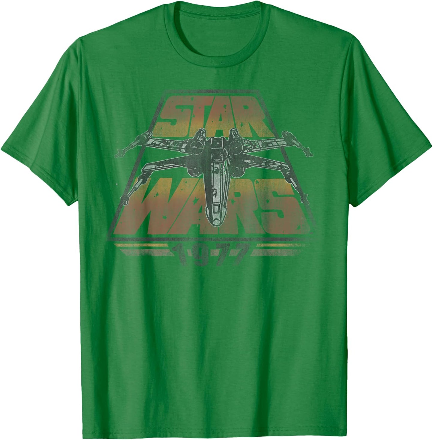 Star Wars 1977 Vintage X-Wing Logo T-Shirt - T-Shirt | Irish Green