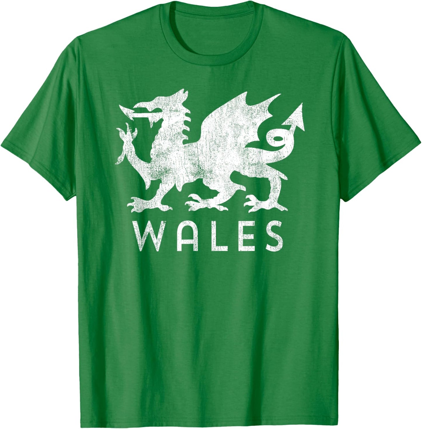 Rugby Welsh Red Dragon Flag of Wales T-Shirt - T-Shirt | Irish Green