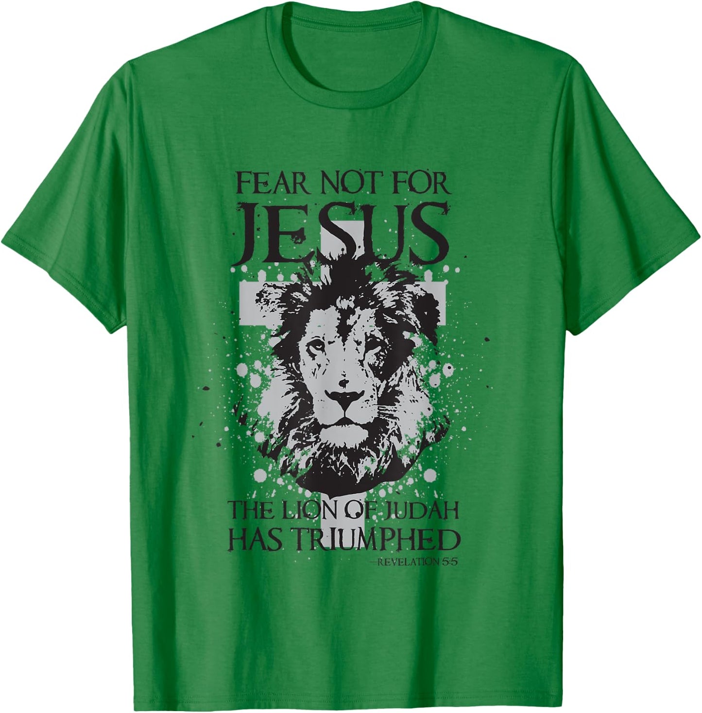 Jesus the Lion of Judah has Triumphed Christian T-Shirt - T-Shirt | Irish Green