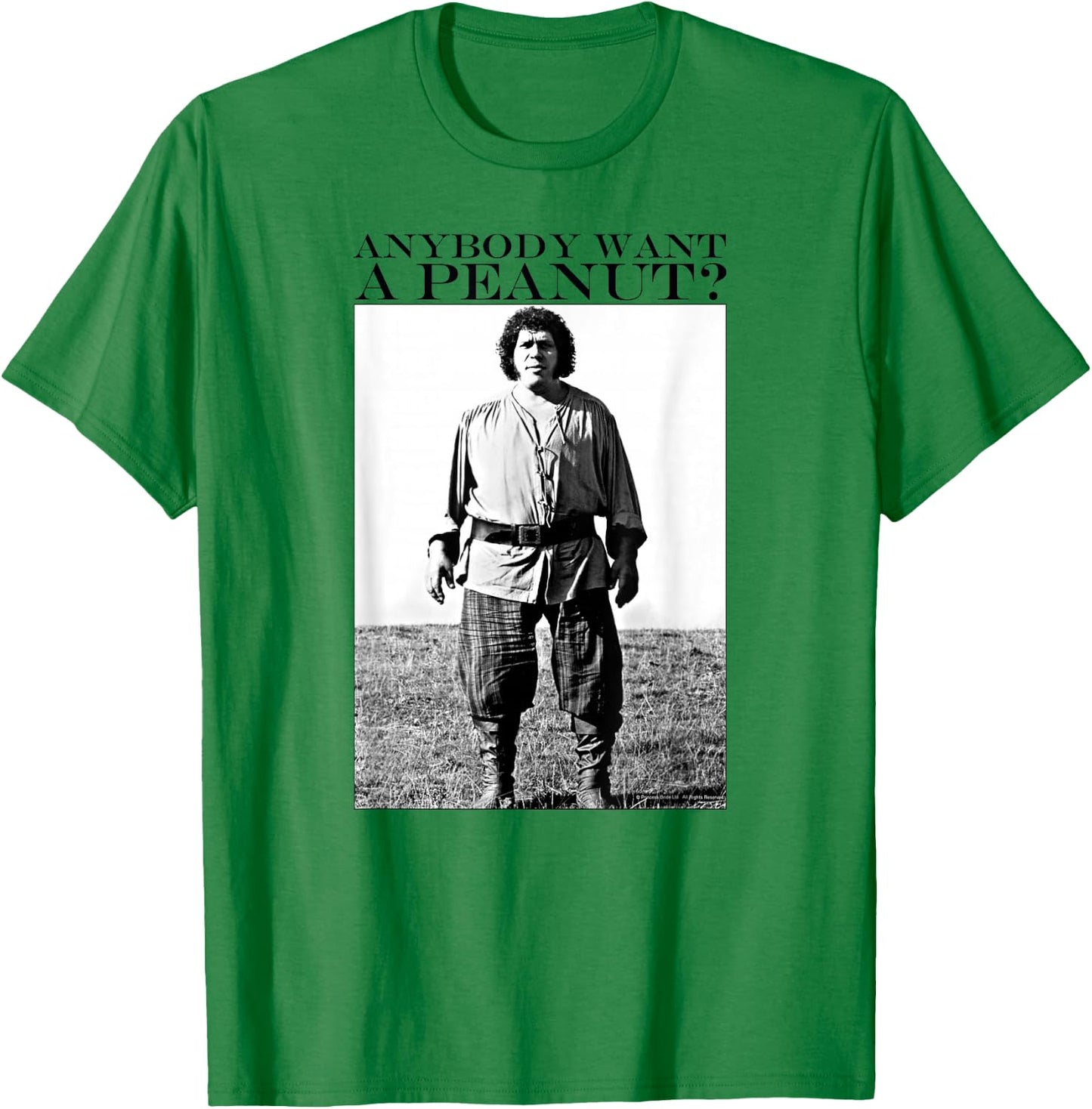 The Princess Bride Anybody Want a Peanut? T-Shirt - T-Shirt | Irish Green