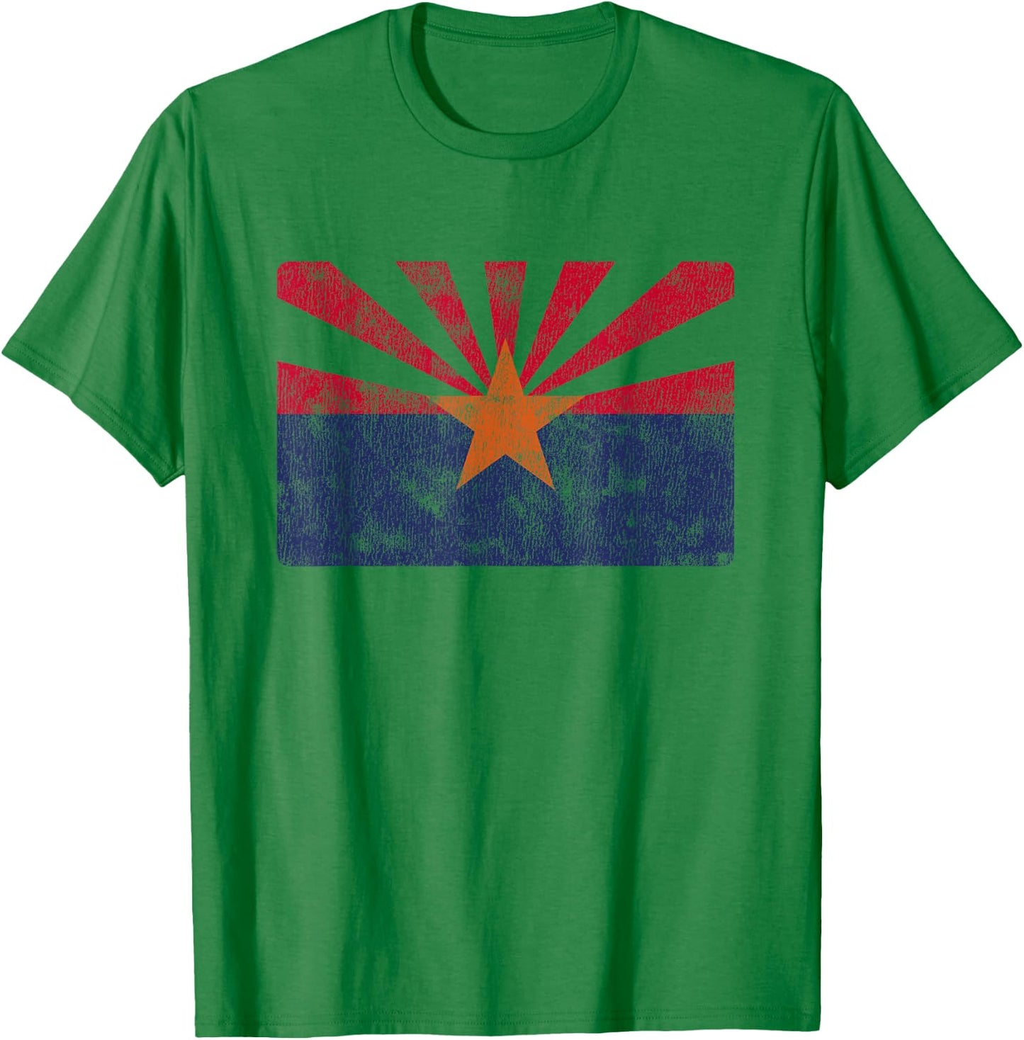 Retro Arizona Flag of AZ Souvenir T-Shirt - T-Shirt | Irish Green