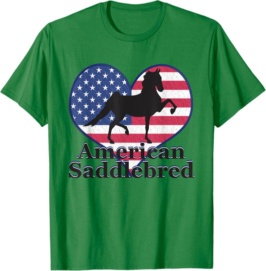 American Saddlebred Horse Training Gaited Horses Men T Shirt T-Shirt - T-Shirt | Irish Green