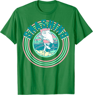 The Wild Thornberrys Nigel Smashing Retro Circle Logo T-Shirt - T-Shirt | Irish Green