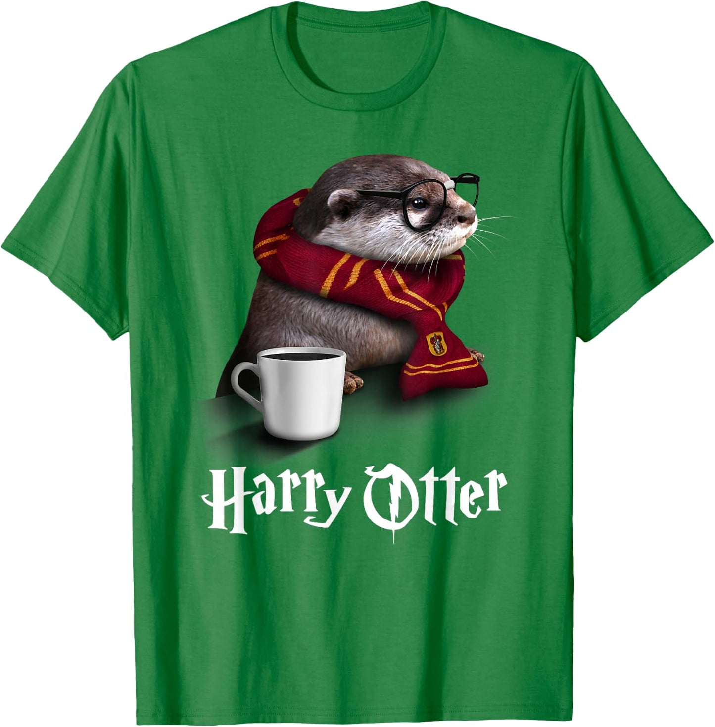 Harry Otter for Otter Lovers T-Shirt - T-Shirt | Irish Green