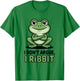 I Don’t Argue I Ribbit Meme Funny Frog Humor Meme T-Shirt - T-Shirt | Irish Green