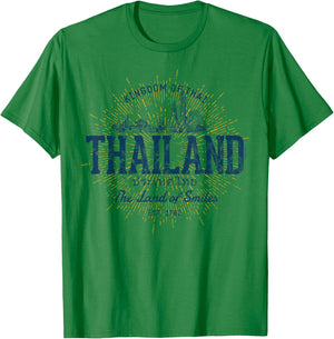 Vintage Thailand Retro T-Shirt - T-Shirt | Irish Green