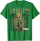 Marvel Guardians Vol. 2 Baby Groot Shield Graphic C1 T-Shirt - T-Shirt | Irish Green