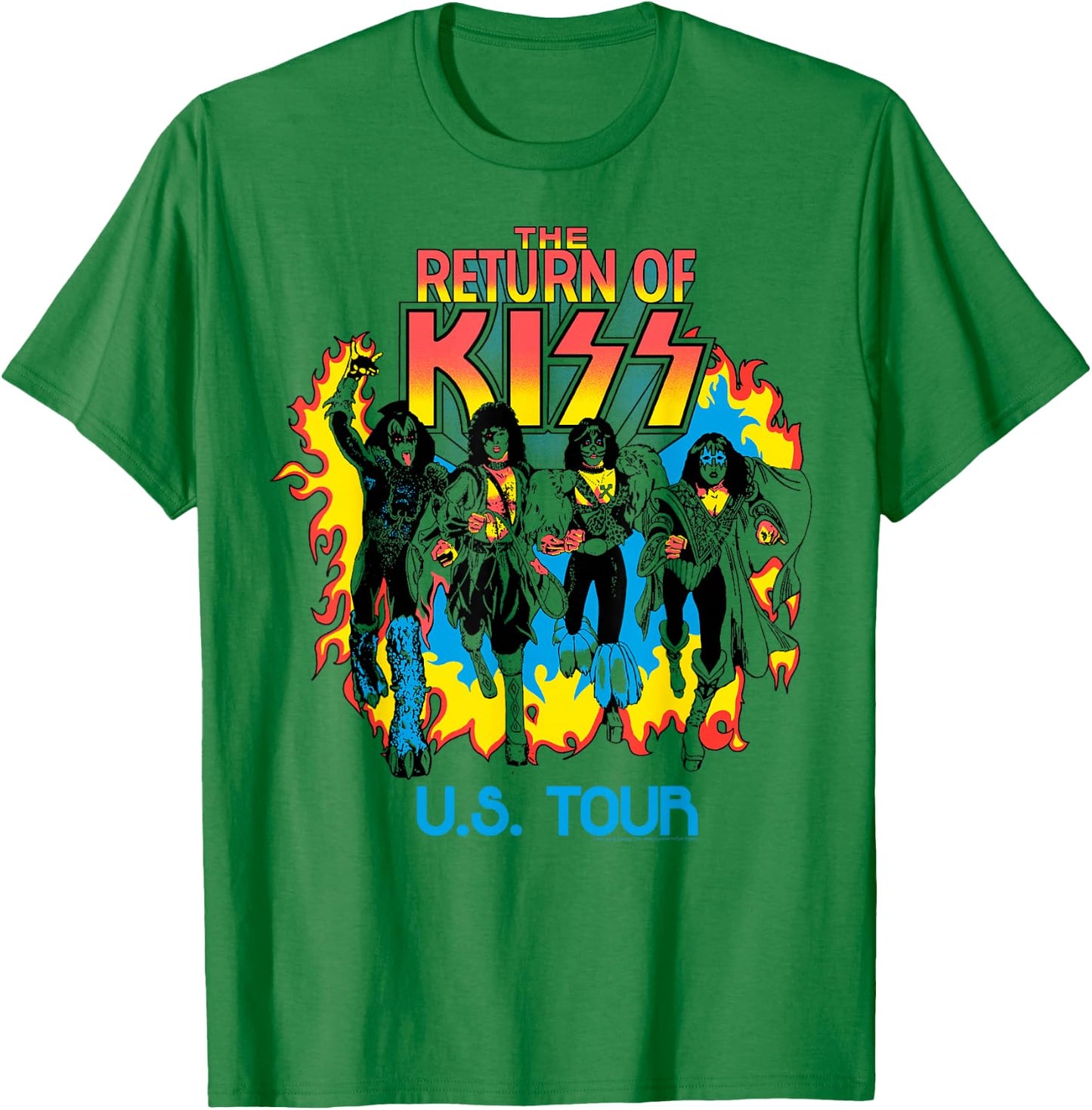 KISS - Return of KISS T-Shirt - T-Shirt | Irish Green